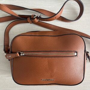 Steve Madden Brown Leather Cross Body Purse